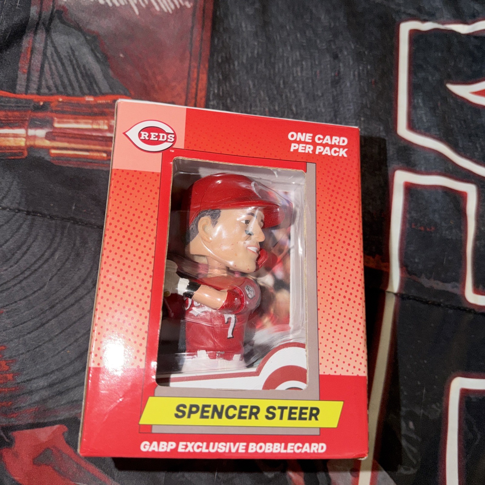 Success Brands Bobblecards Spencer Steer Reds GABP Skyline Chili