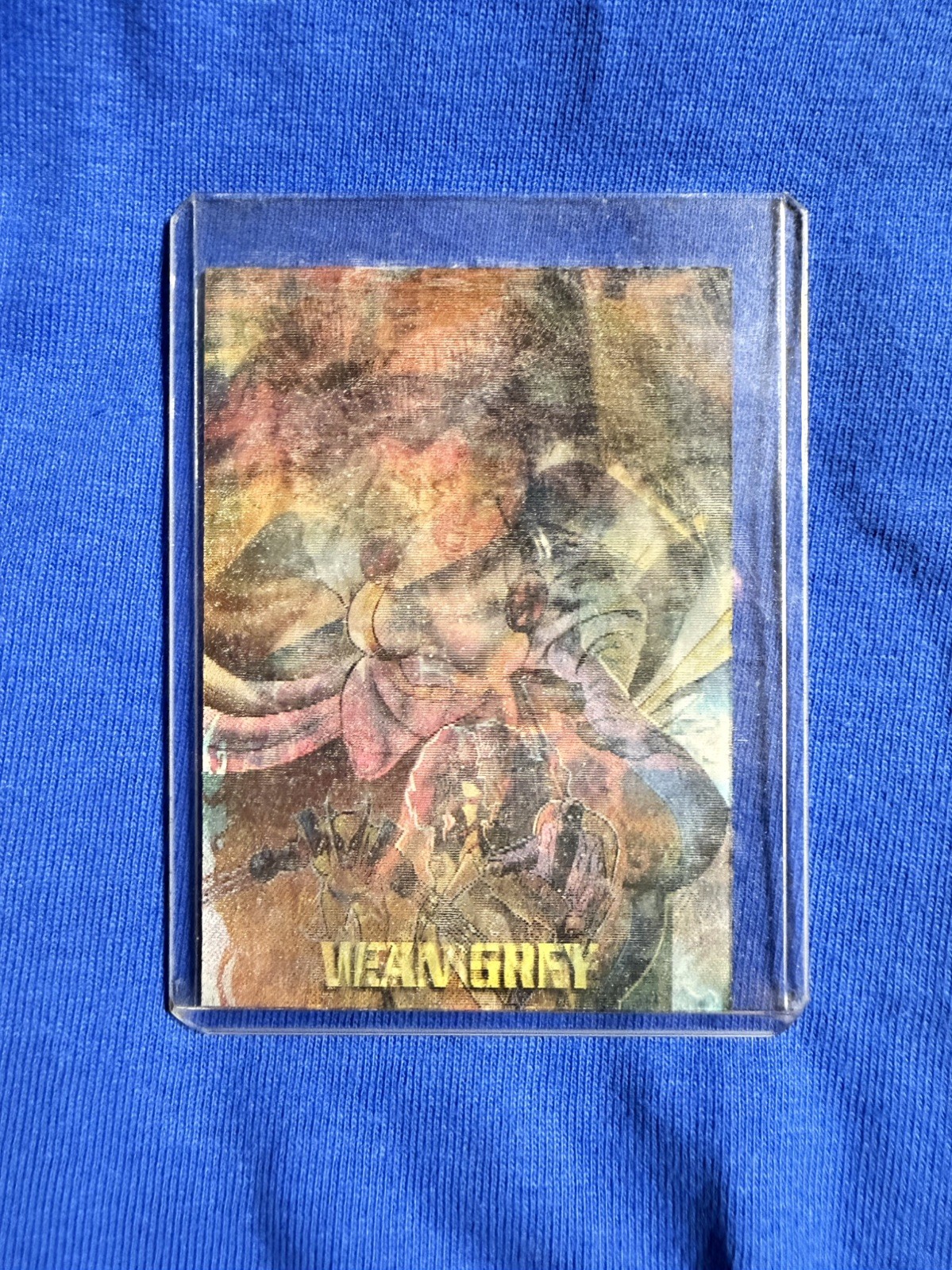 1995 Fleer Marvel Masterpieces XMEN MIRAGE (2/2) lenticular card SUPER RARE