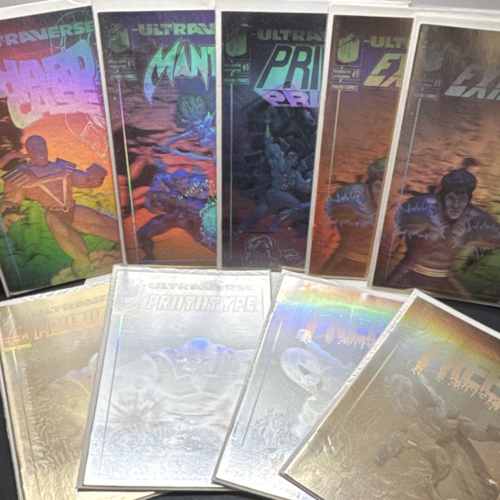 Ultraverse Comic Book LOT (Malibu Comics) Holographic Variant Covers #1 9Issues