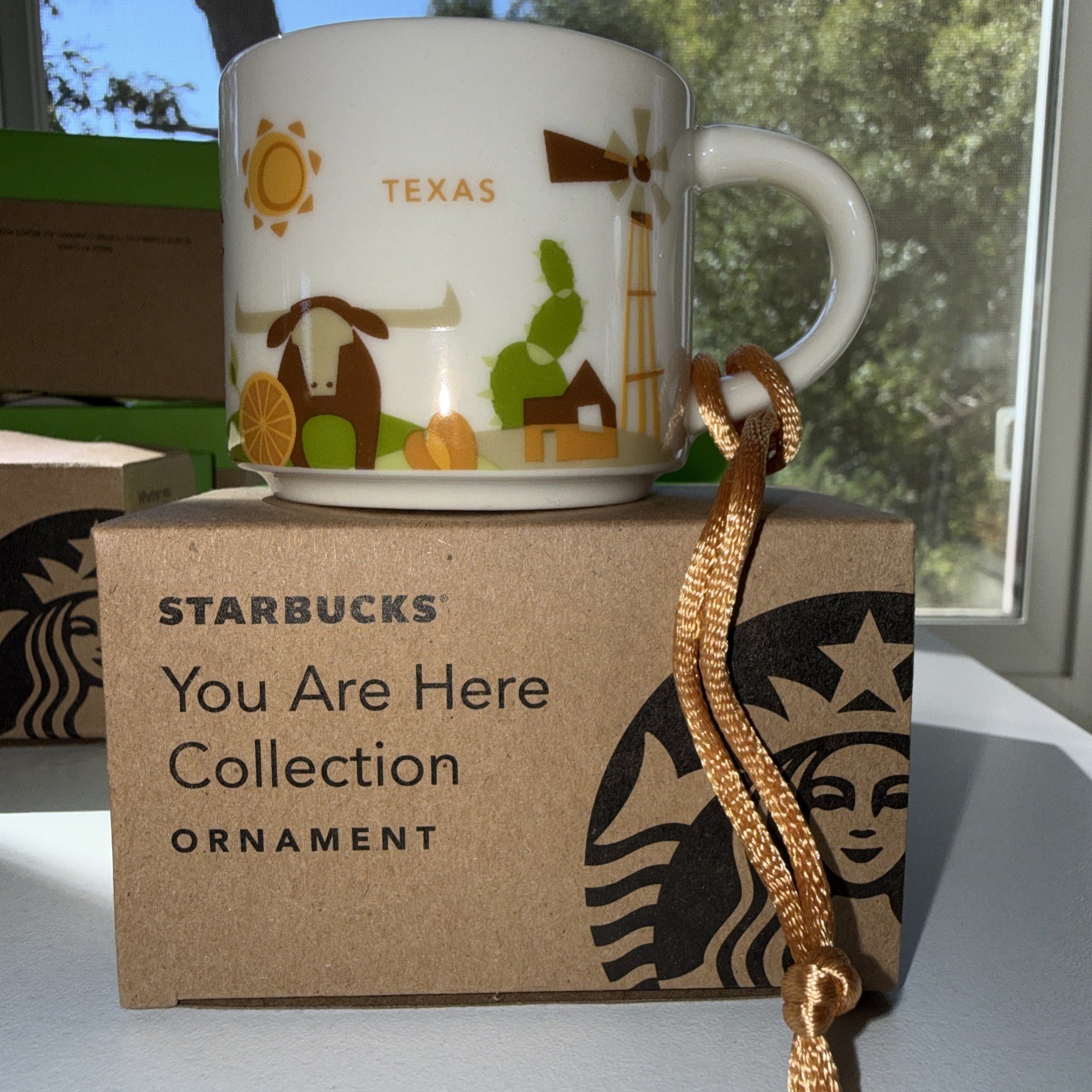 Starbucks You Are Here 2oz Ornament Approved Sample - TEXAS