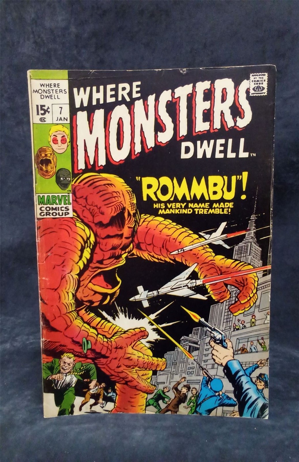 Where Monsters Dwell #7 1971 Marvel Comics Comic Book