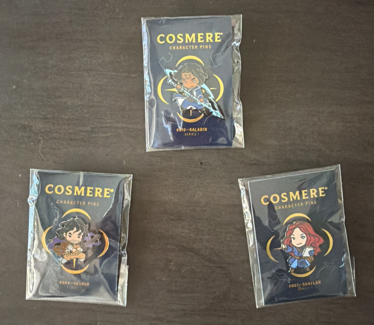 Dragonsteel Characters Cosmere C Vasher #004, Shallan #007 #010 Kaladin