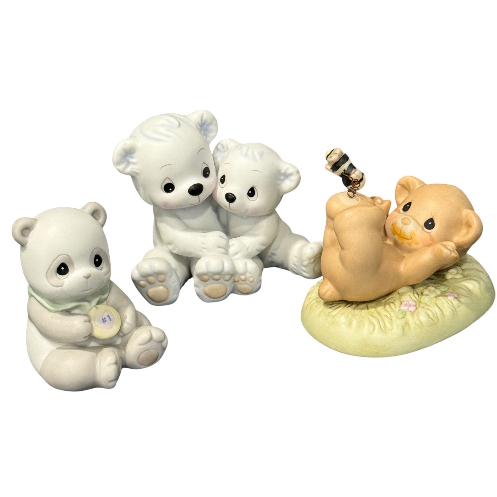 VTG 1990s Enesco Precious Moments Bears Lot \