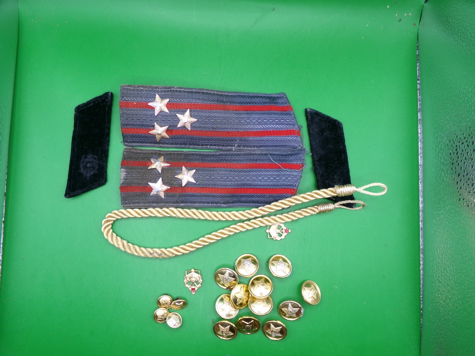 Russian Soviet Union Colonel 1950's Complete Officer Insignia KGB Intel Insignia