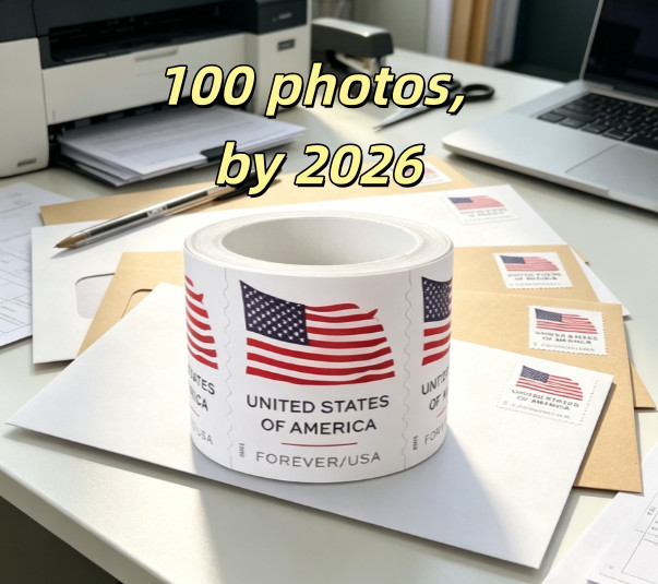 1 Roll Of 100 2026 U.S. Flag First Class US Postage Stamps 100PCS New-