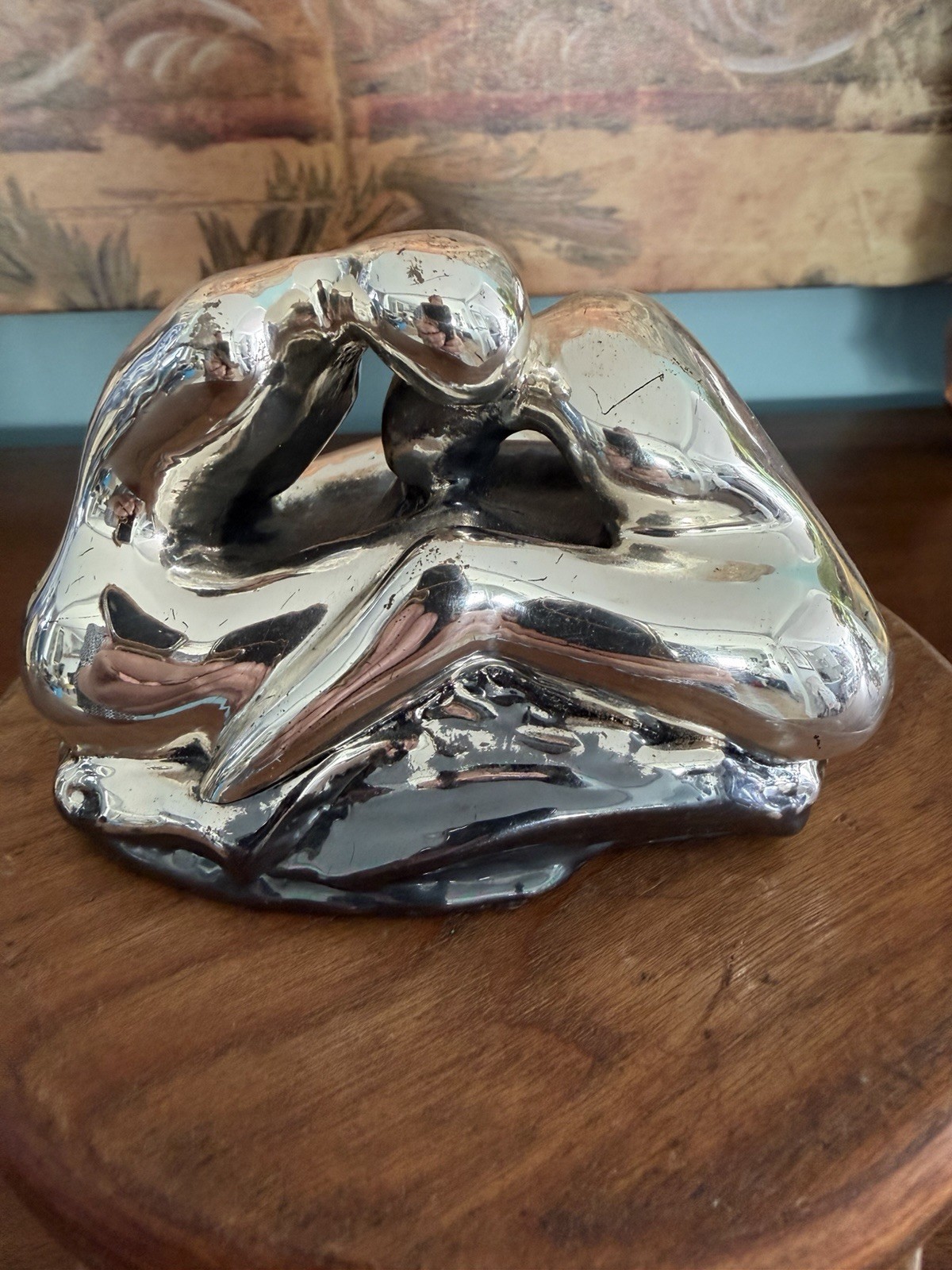 Vintage Zanfeld Silver Dipped Statue “Abbracci” Or “Lovers”