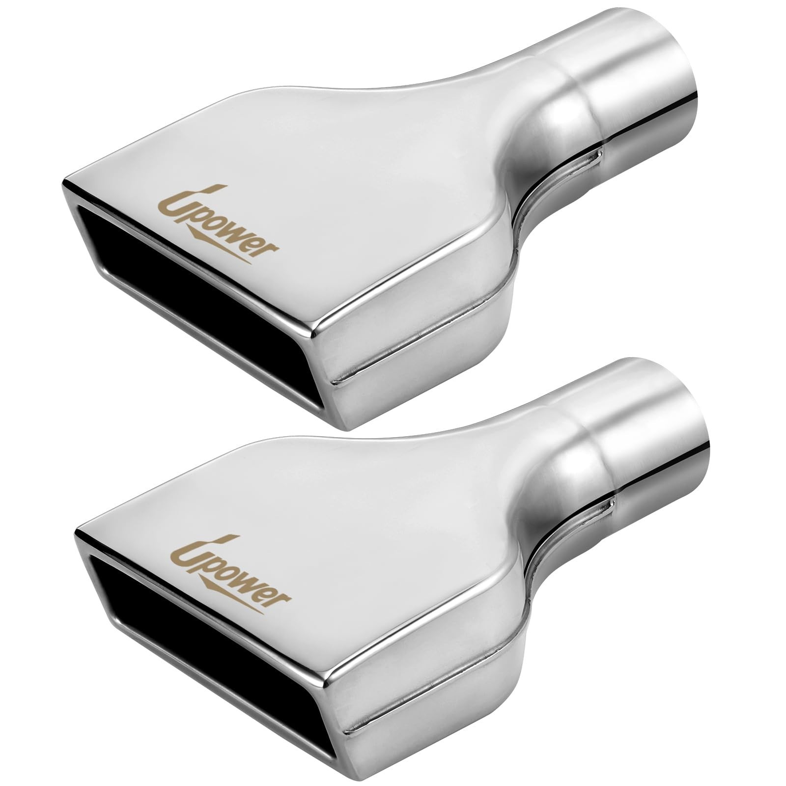 Upower 2PCS Exhaust Tip 2.5