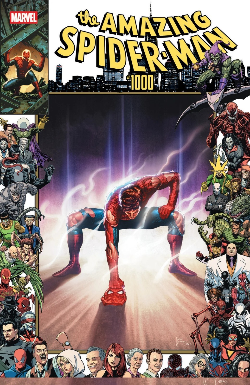 AMAZING SPIDERMAN 1000 36 MICO SUAYAN TRADE NYCC VARIANT NM vol 7 2026 PRESALE
