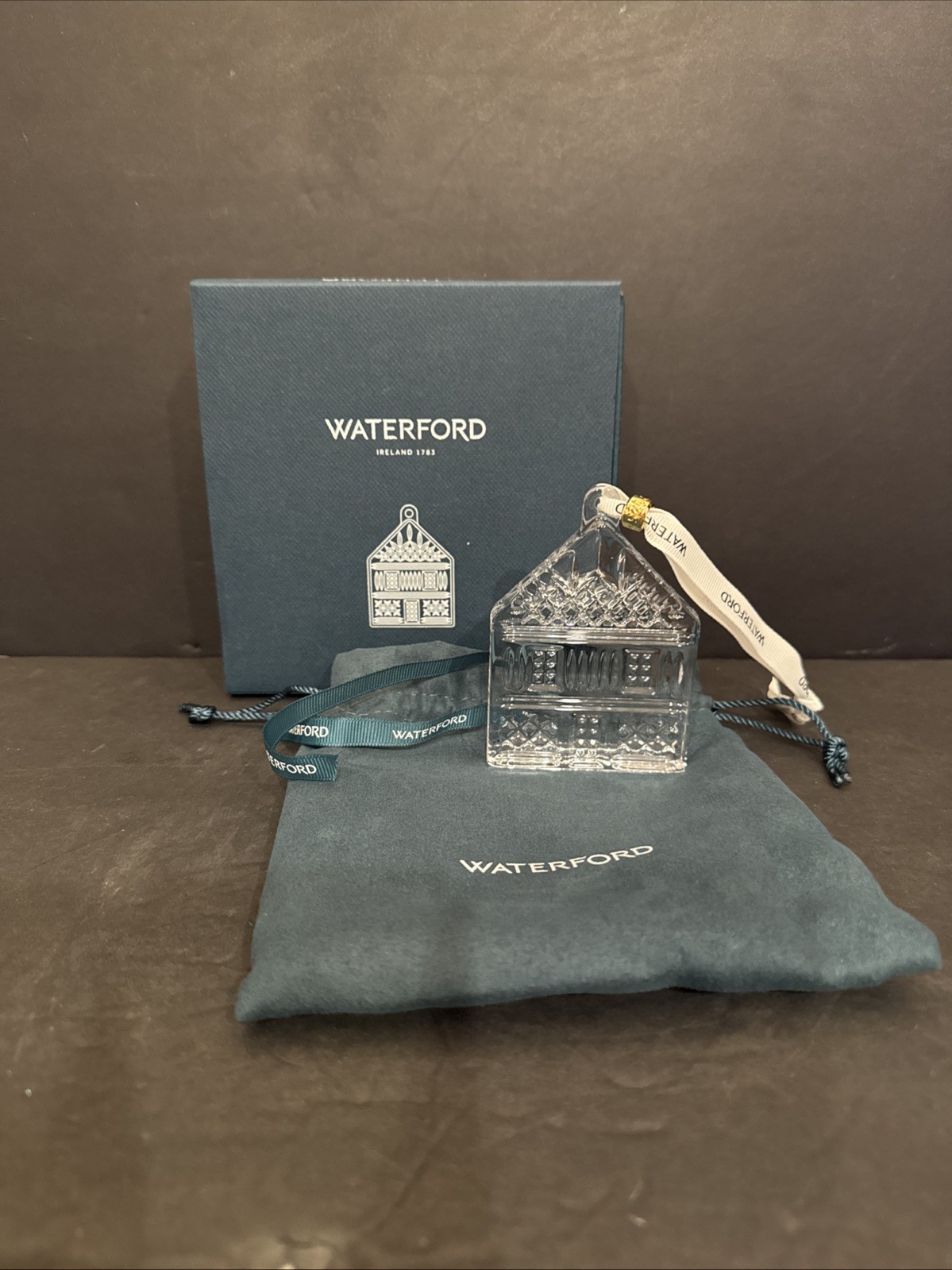 Waterford Crystal New Home Ornament 2025 3.75” H By 2.5” Wide New