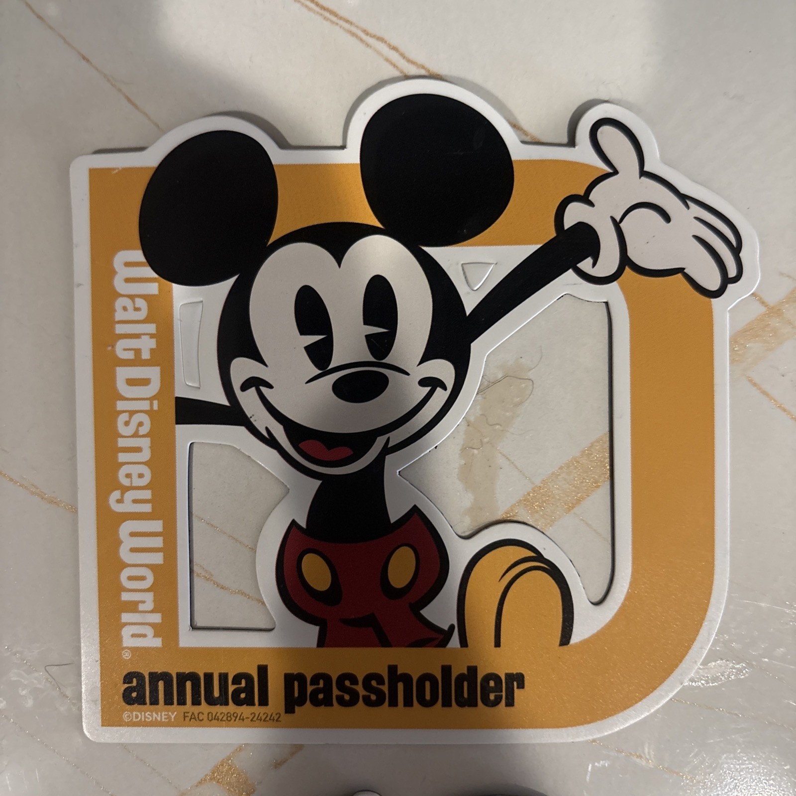 AUTHENTIC Walt Disney World Annual Passholder Magnets - Mickey