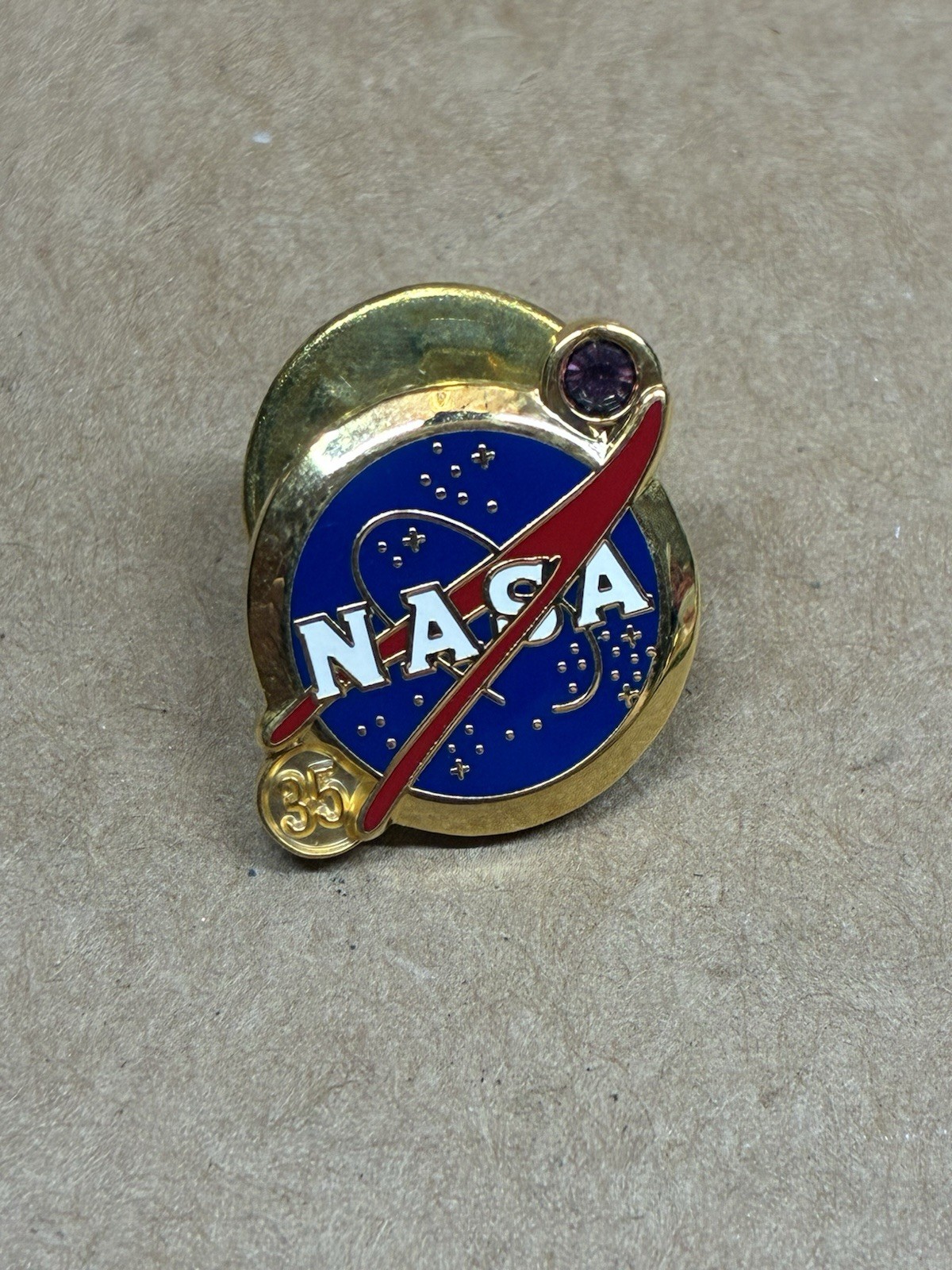 NASA  35 Year Service Pin Small