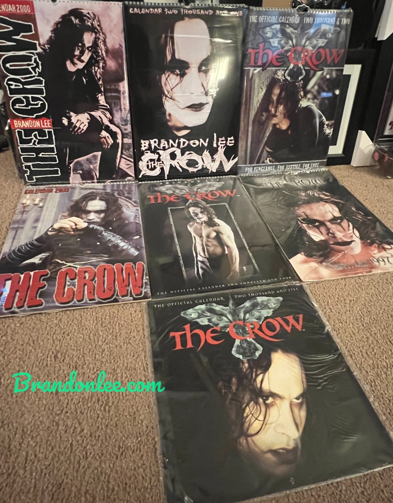 Brandon Lee & The Crow calendar lot (7)