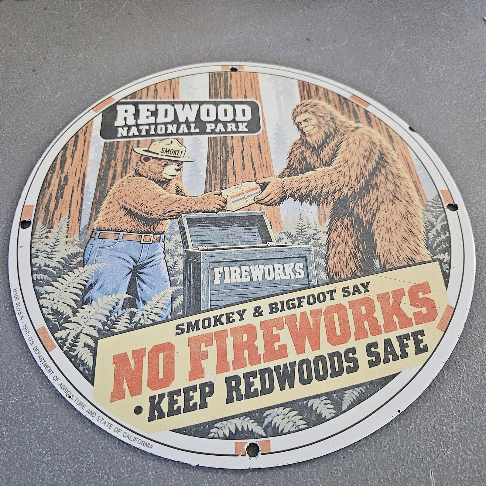 VINTAGE 1961 REDWOOD NATIONAL PARK 12