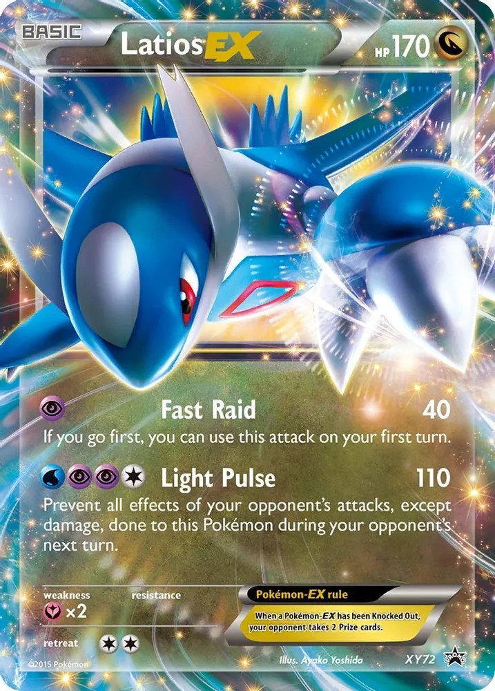 Pokemon XY Promo Latios EX #XY72 Holo NM