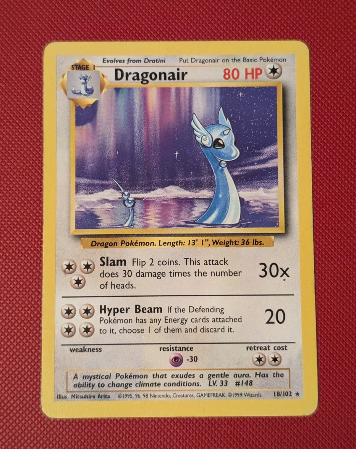Pokemon TCG - Dragonair - 18/102 - Base Set VLP