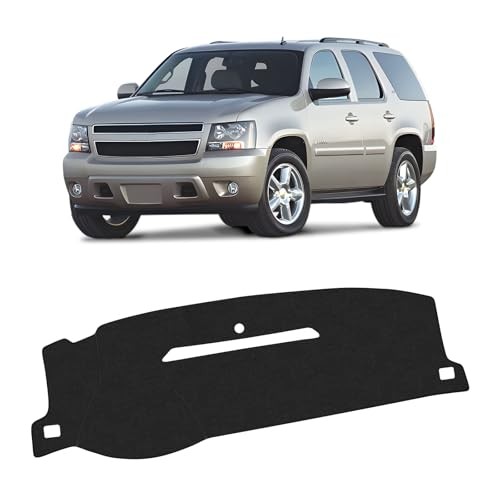 KUST Black Dash Cover for 2007-13 Chevy Chevrolet Silverado 1500 2500 3500 LTZ/A
