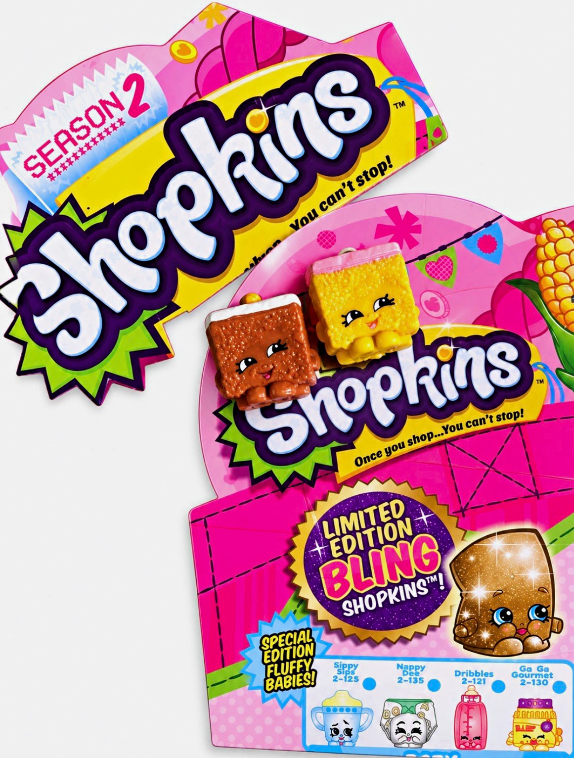 Shopkins Season 2 “Carrie carrot cake” Both Rare 