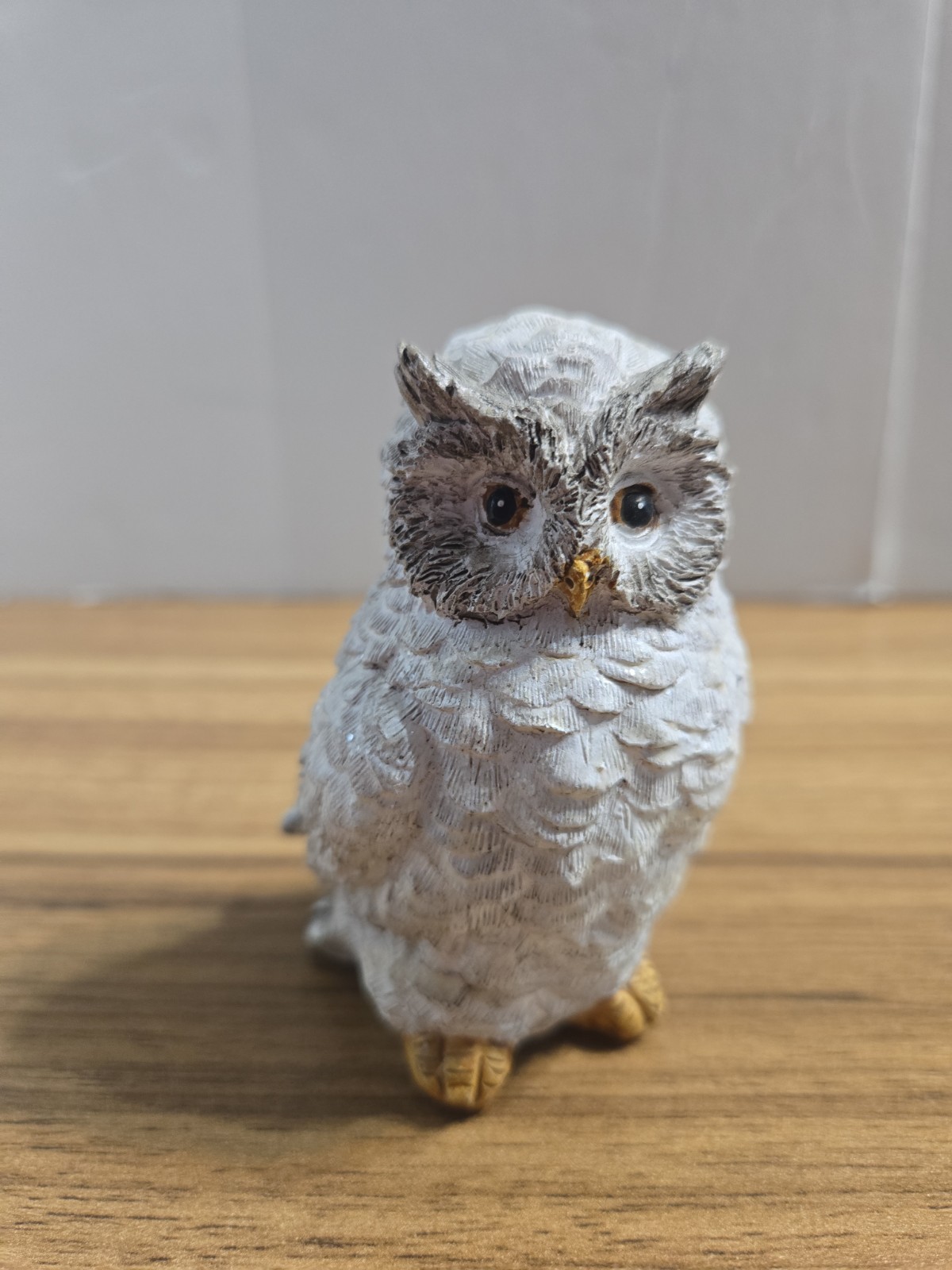 Little White Owl Figurine 3.5 Inches Tall