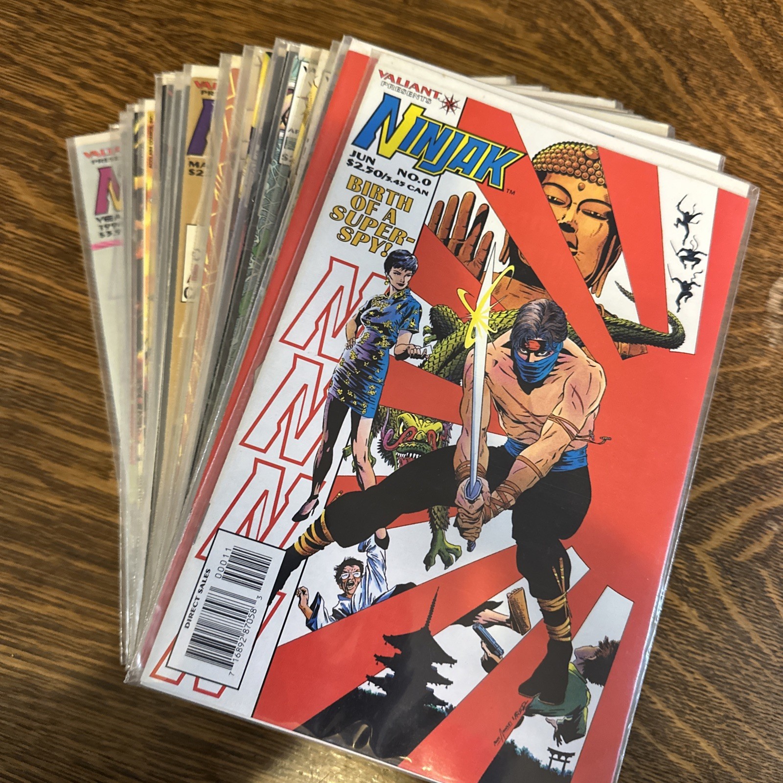 Ninjak V1 #s 1–26 Full Run & 0,00 & Yearbook 1 |1993-94 |  Valiant