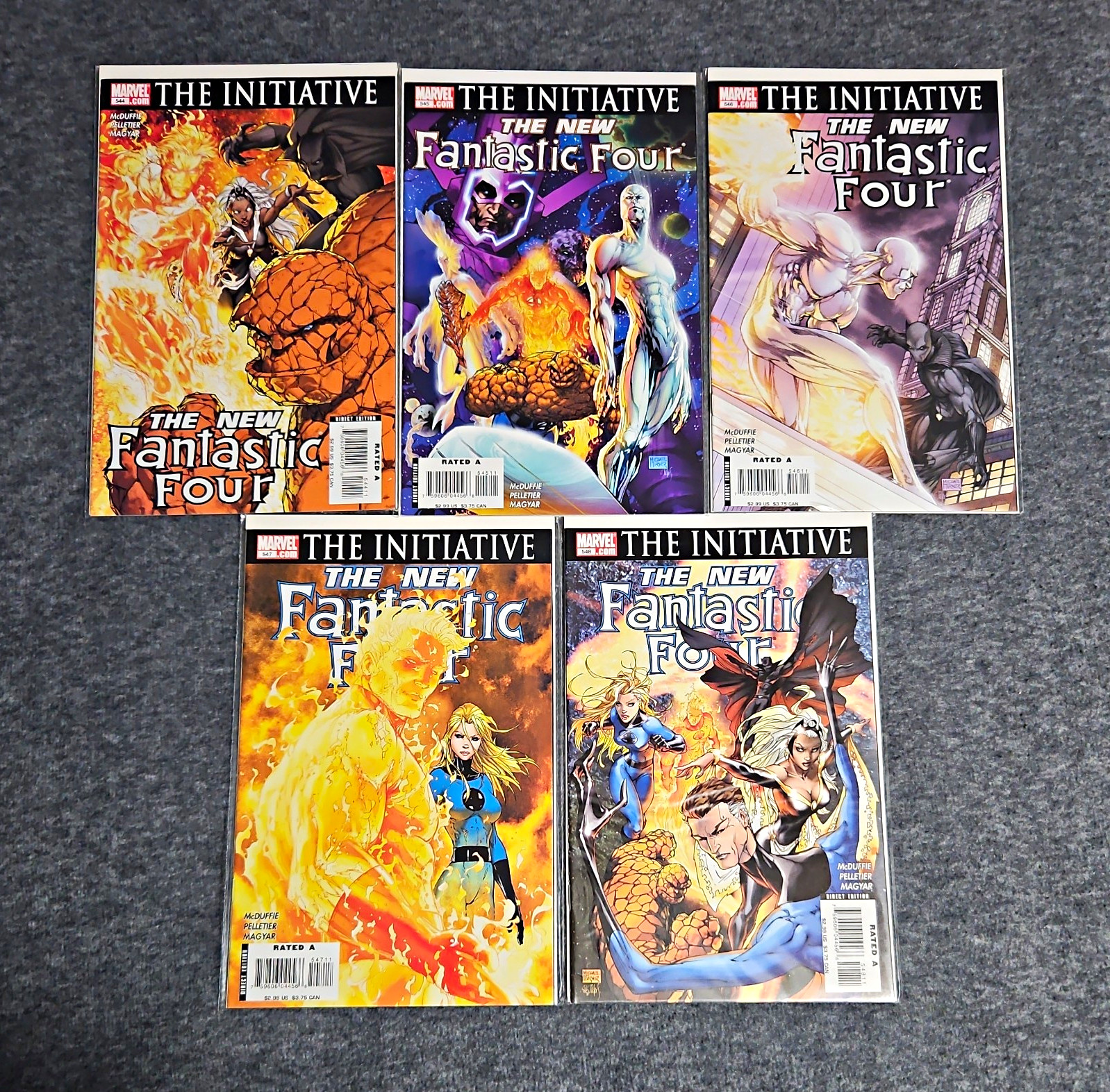 Marvel The Initiative The New Fantastic Four complete 5 books VF/NM