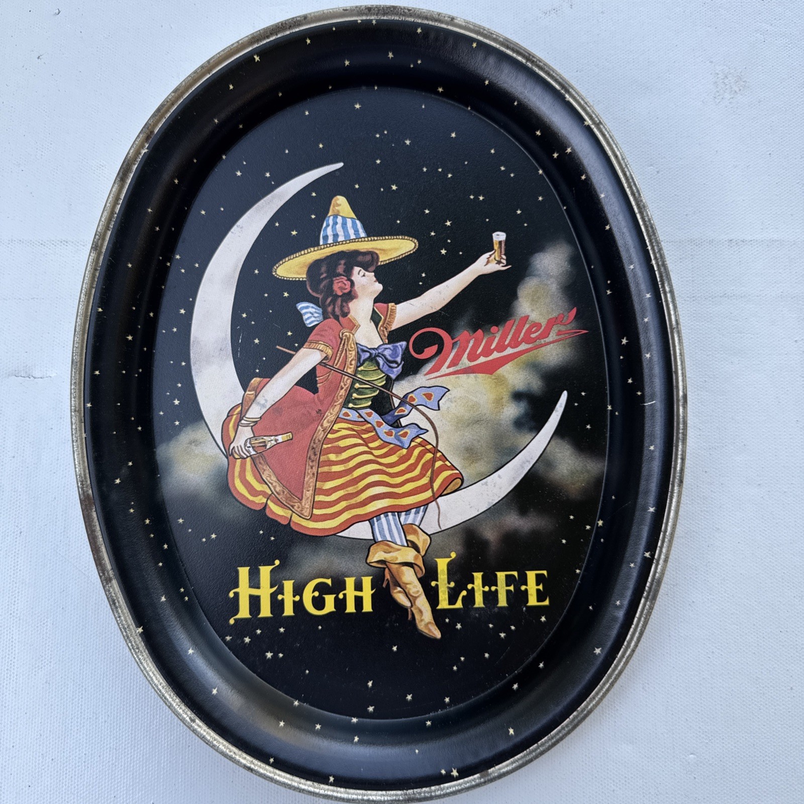 Legend Of The Miller High Life Girl Tray 1989 Limited Edition Size 10.75”X 8.25”