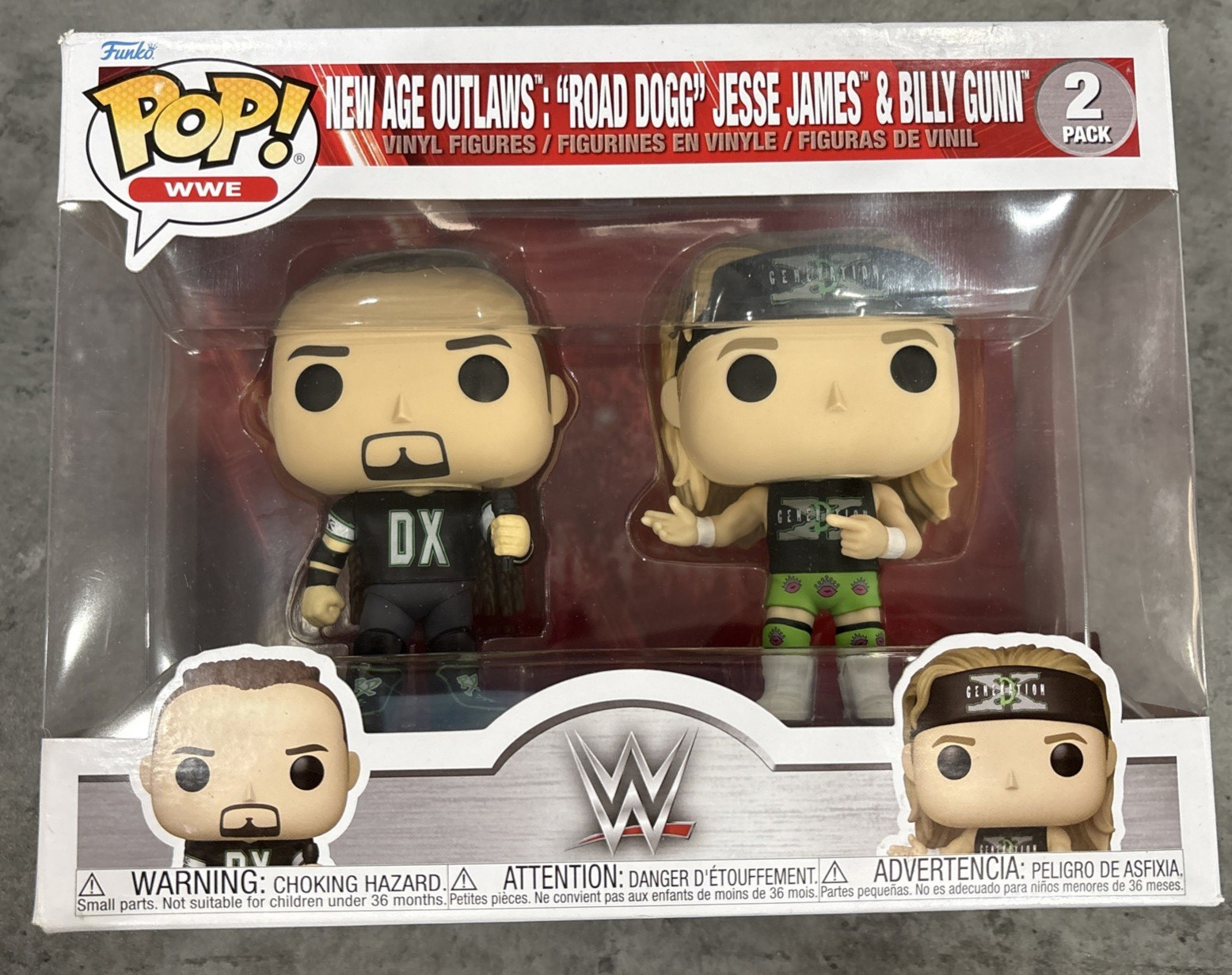 Funko Pop WWE: New Age Outlaws - Road Dogg Jesse James & Billy Gunn (2-pack)