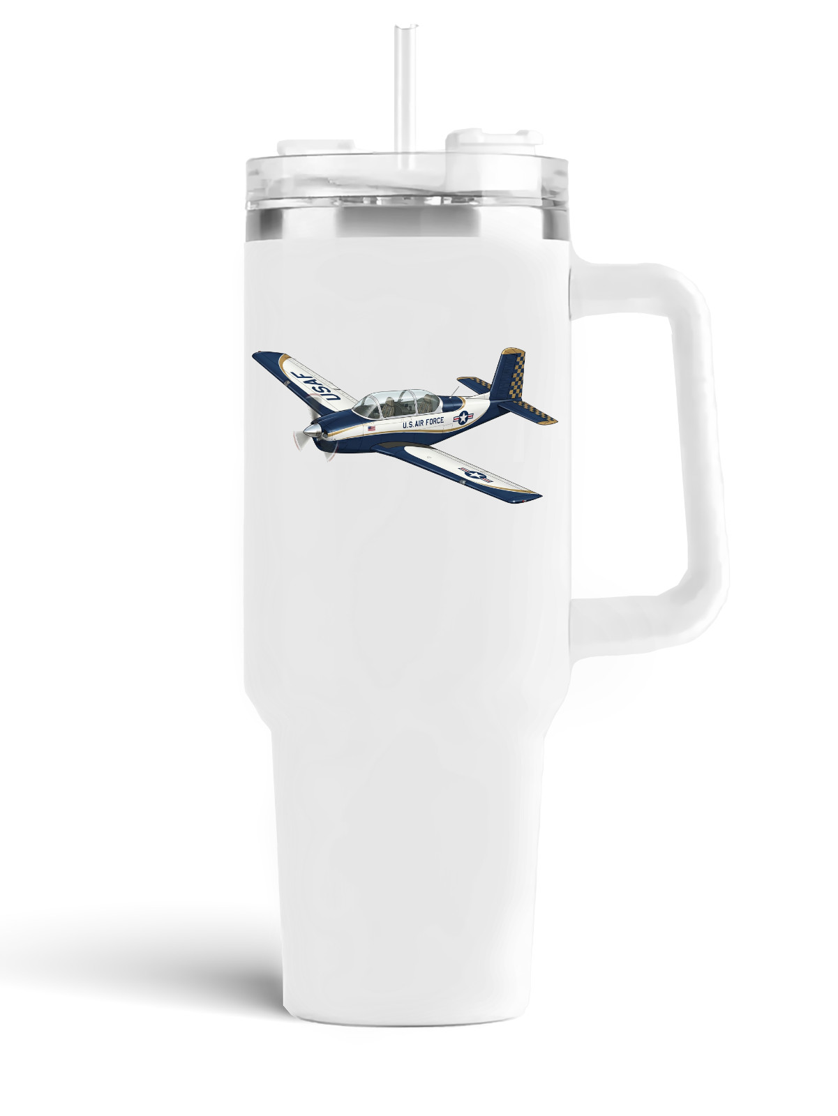 USAF  Beechcraft T-34 Mentor Stainless Steel Quencher 40oz.