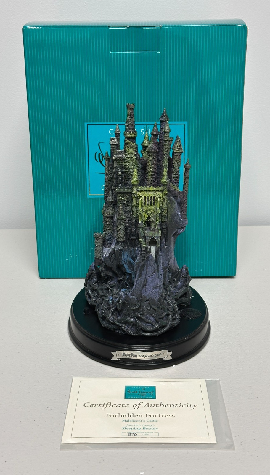 Disney WDCC Sleeping Beauty Maleficent's Castle 