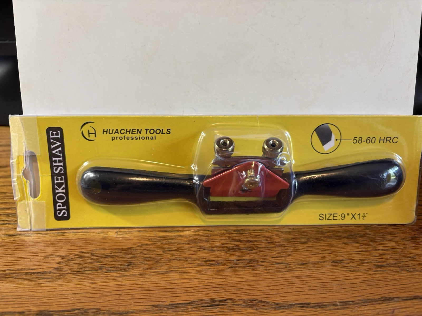 HAUCHEN TOOLS PROFESSIONAL 9” SPOKE SHAVE KNIFE NIP NEVER USED  EXCELLENT QUALIT