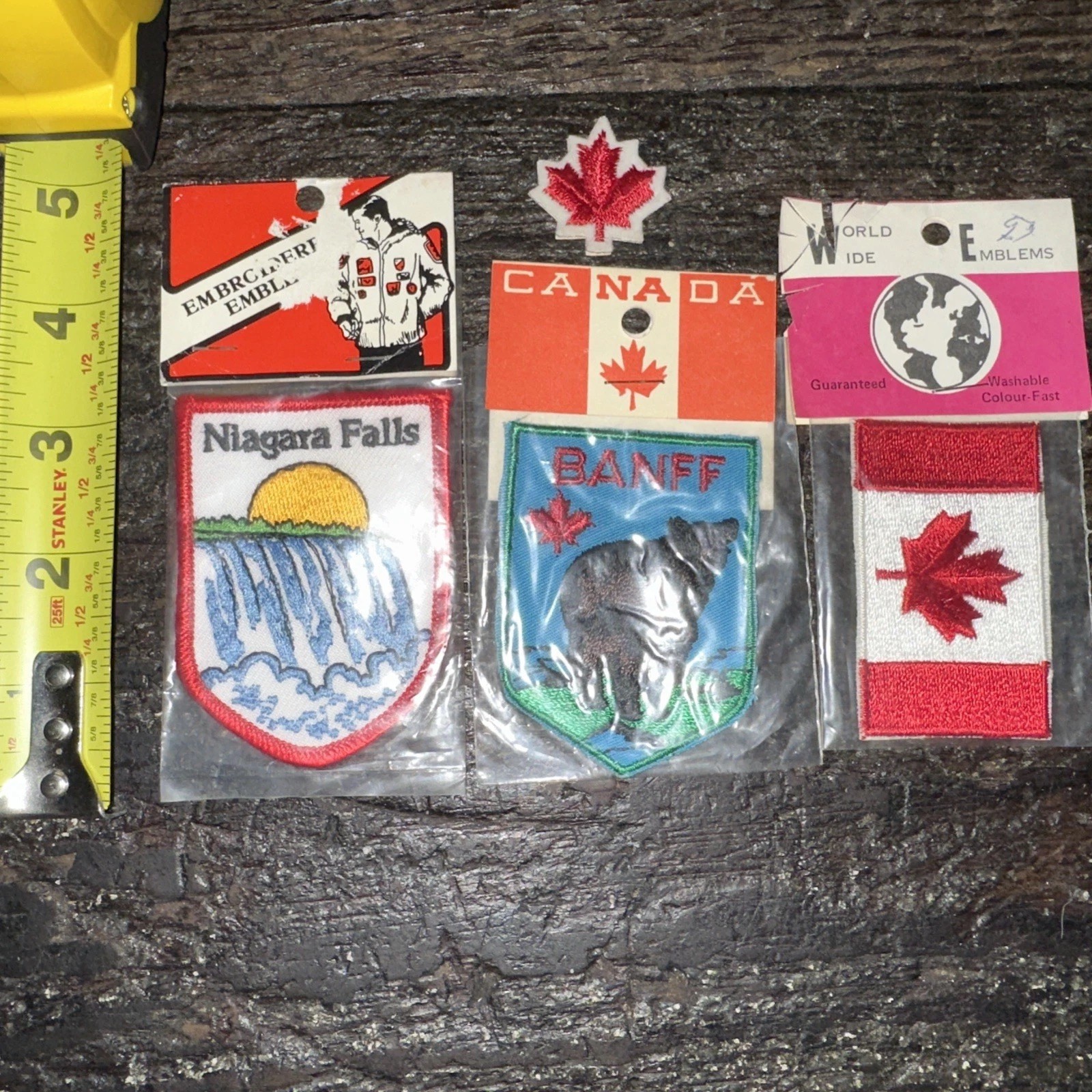 Lots Of Vintage Canada Tourism Embroidered Patches