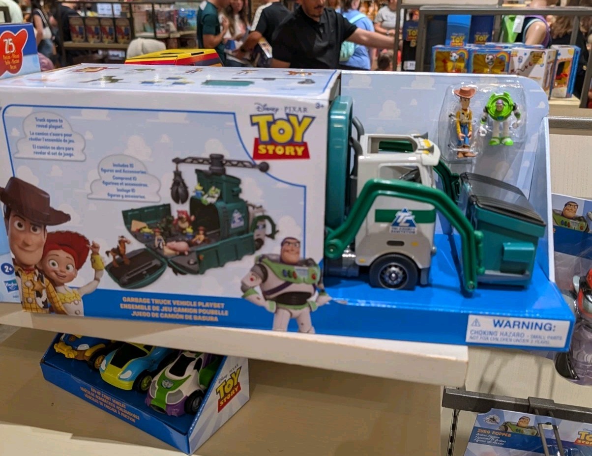 NEW💥Disney Parks WDW Pixar Toy Story Garbage Truck Playset Woody Buzz Lightyear
