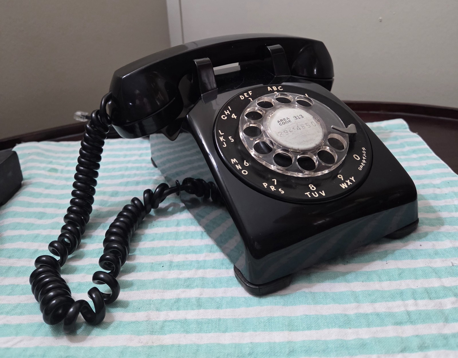 1959 Bell System WESTERN ELECTRIC CD 500 Rotary Phone Excellent Condition Works