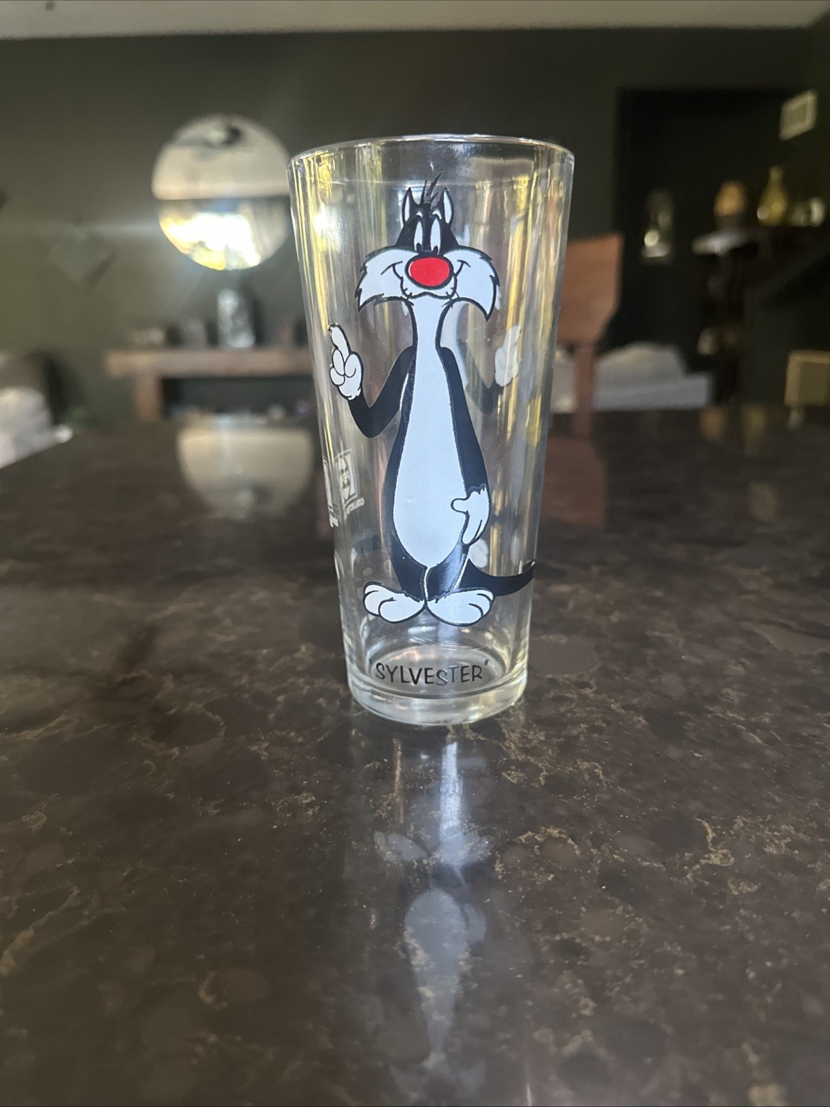 16oz 1973 WARNER BROS Pepsi Glass Sylvester 6\