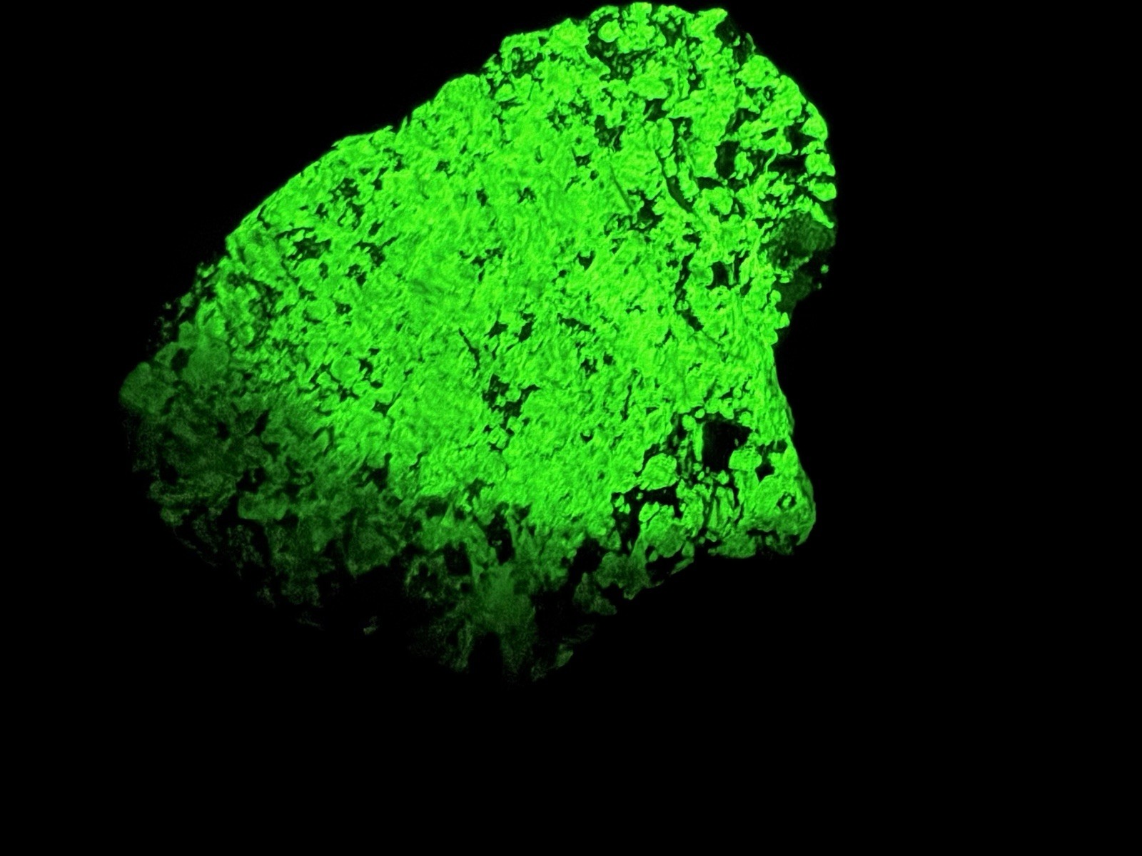 STRIKING Large Willemite Fluorescent Mineral Specimen - Franklin, NJ Z1