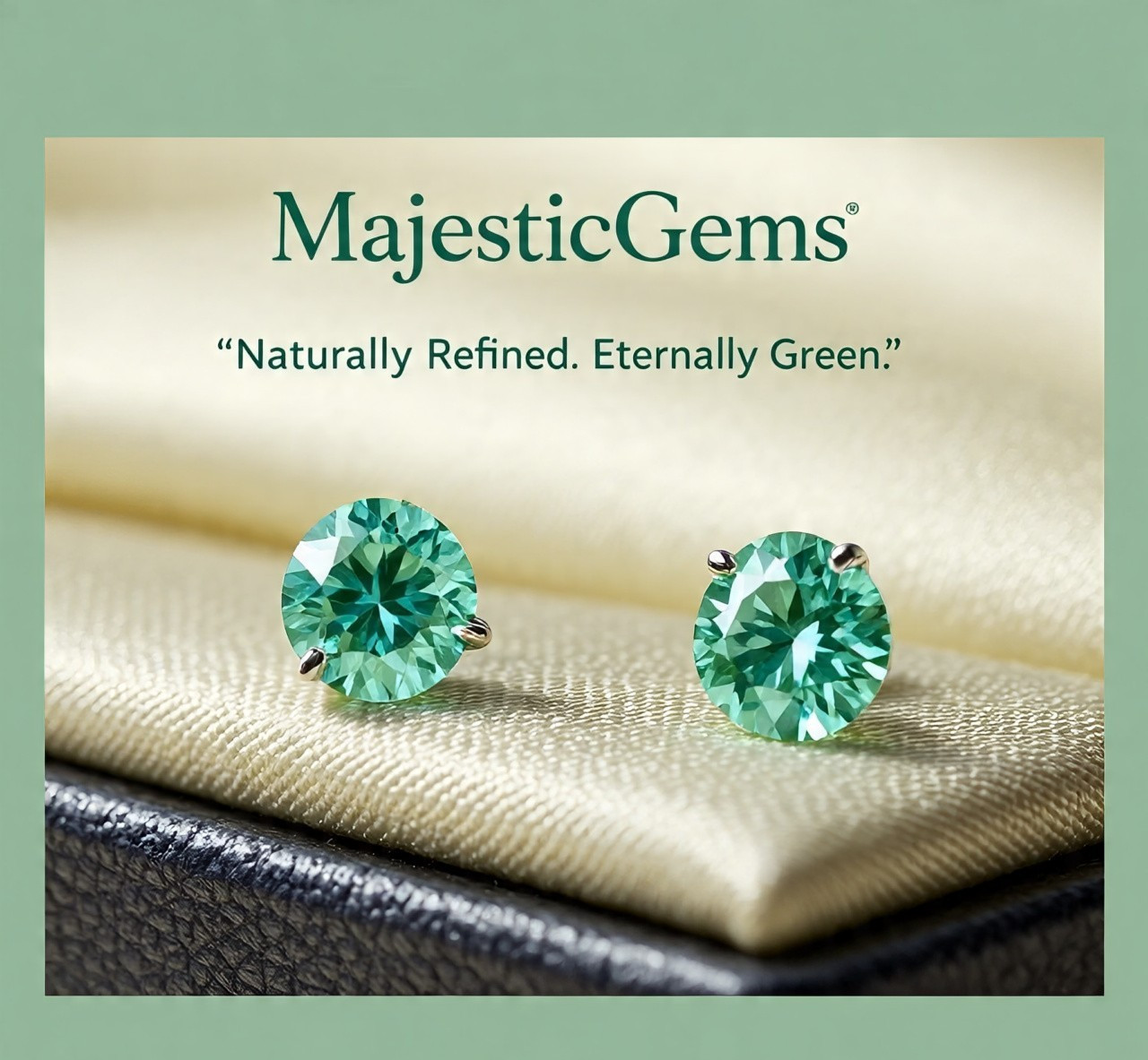 0.63 Ct GENUINE ROUND SHAPE NATURAL EMERALD PAIR LOOSE GEMSTONE