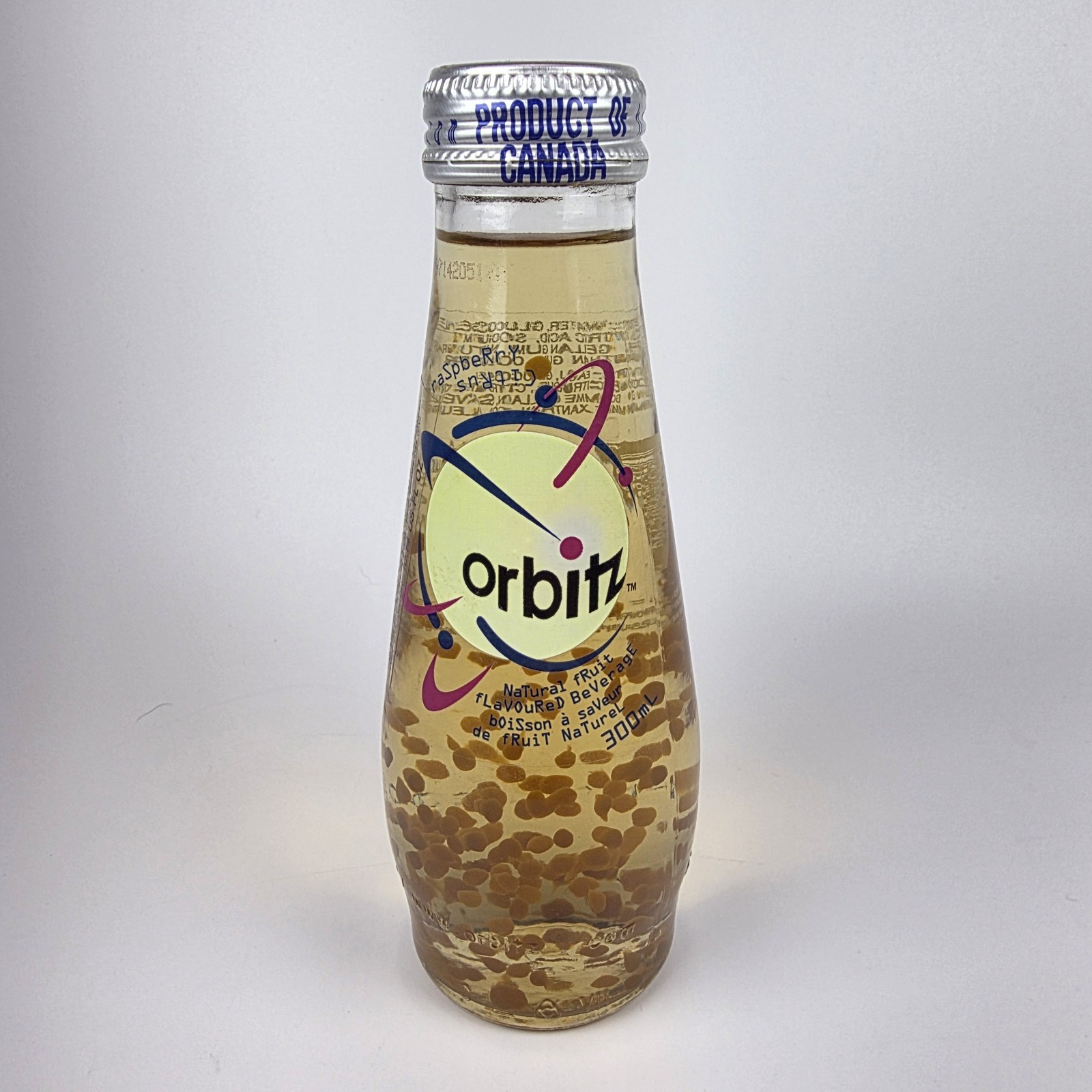 Orbitz Raspberry Citrus 1990s Lava Lamp Drink - Sealed & Full