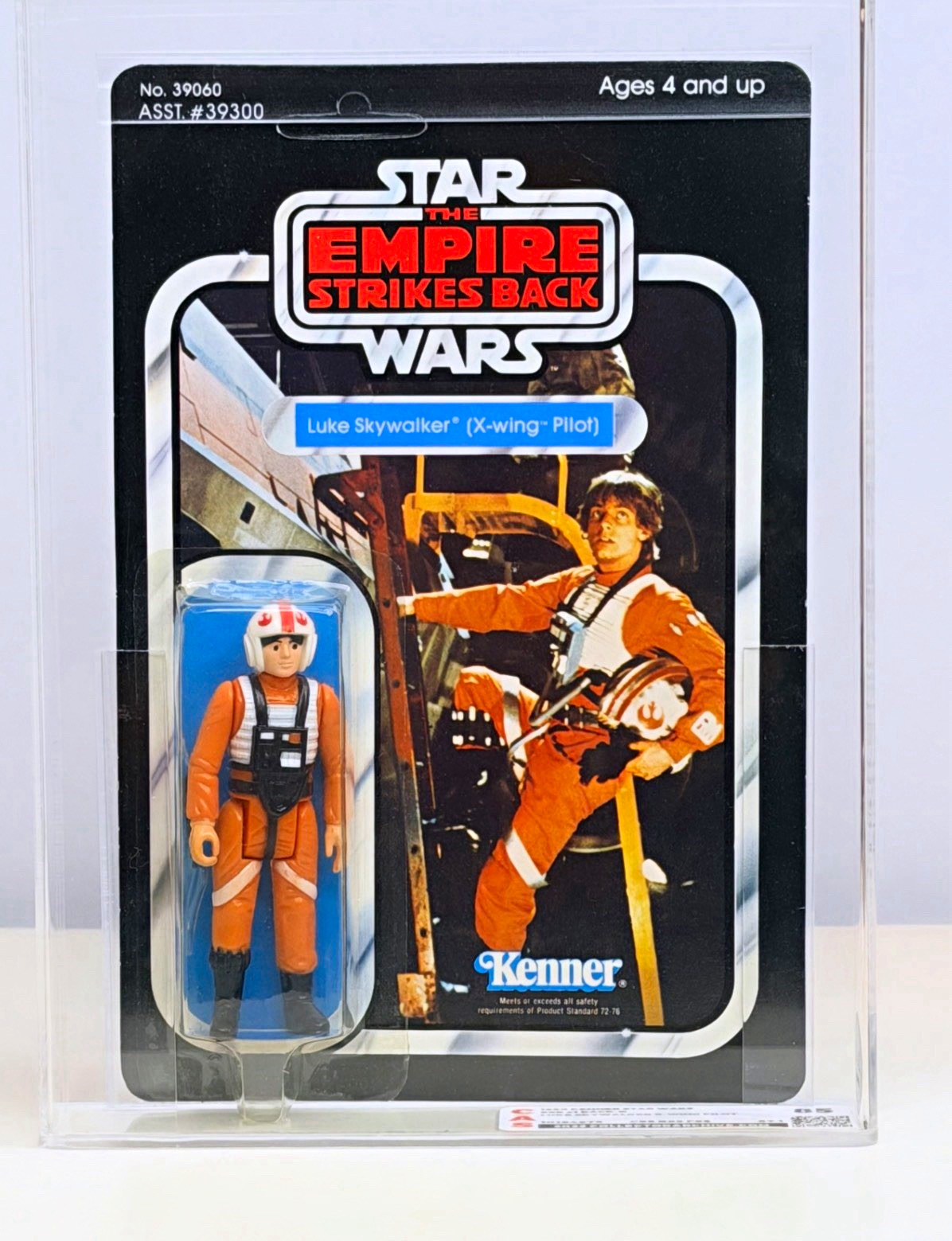 Kenner Star Wars Empire Strikes Back Luke Skywalker X-Wing Pilot  AFA/CAS 85