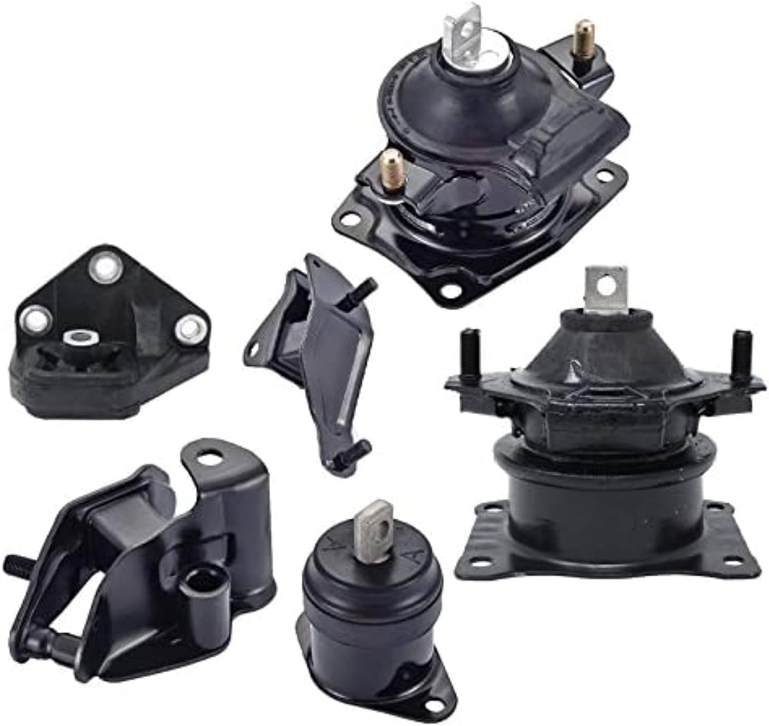 Juego de 6 soportes para motor y transmisión compatibles con Honda