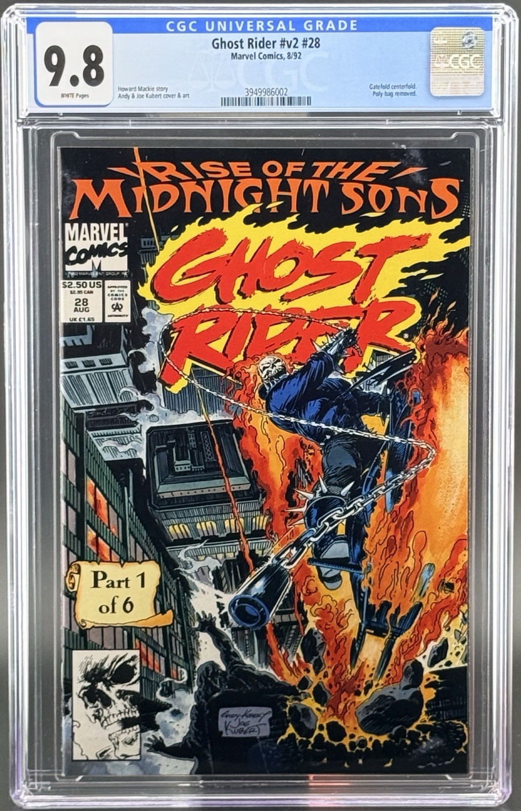 Ghost Rider v2 #28 CGC 9.8 1st app of Lilith & the Midnight Sons