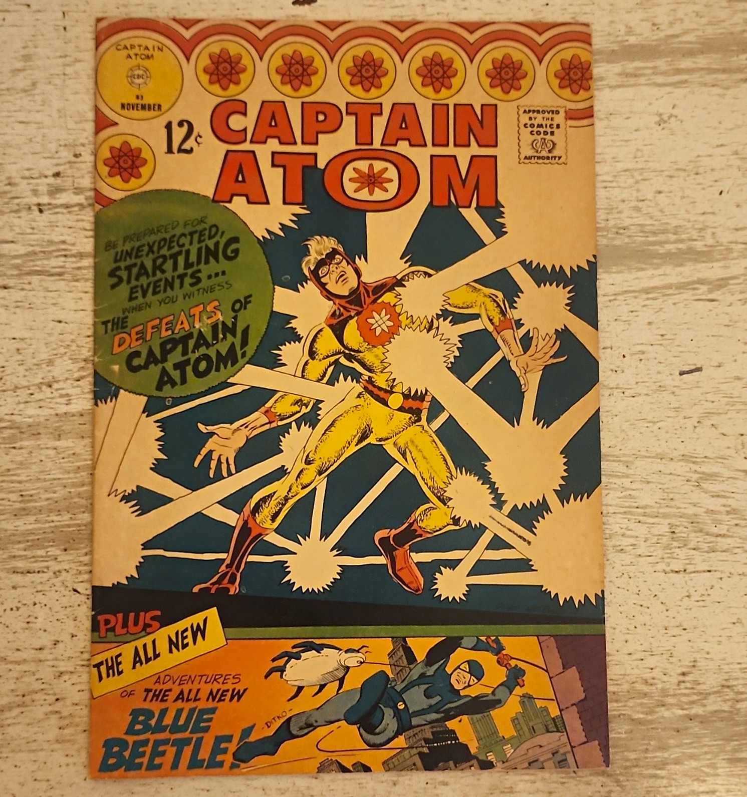 Captain Atom #83 (Charlton Comics 1966)  1st App Of Ted Kord, BLUE BEETLE 🔑 Key