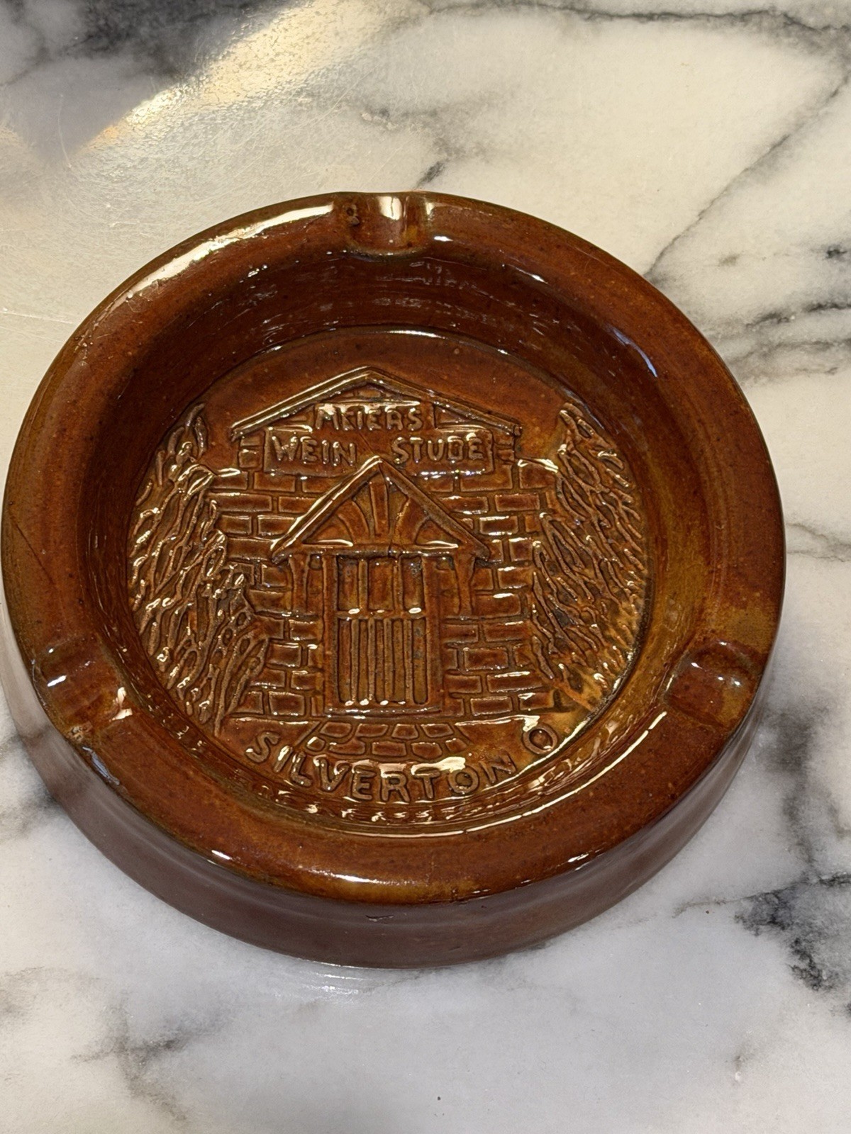 UHL POTTERY MEIERS WEIN STUBE SILVERTON OHIO BROWN BOOK PC 4.75