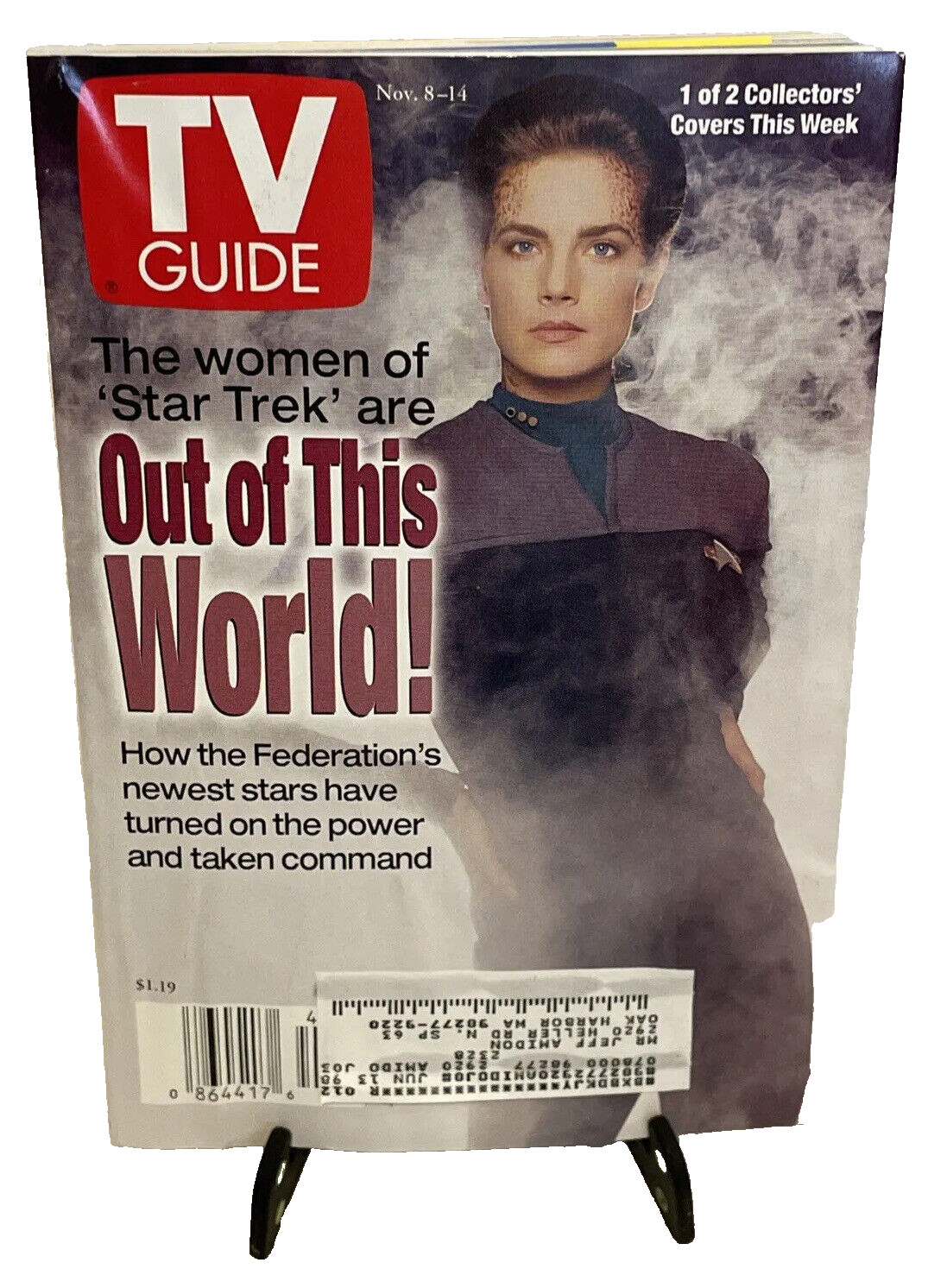 TV Guide Women of Star Trek November 8-14 1997 Terry Farrell Cover