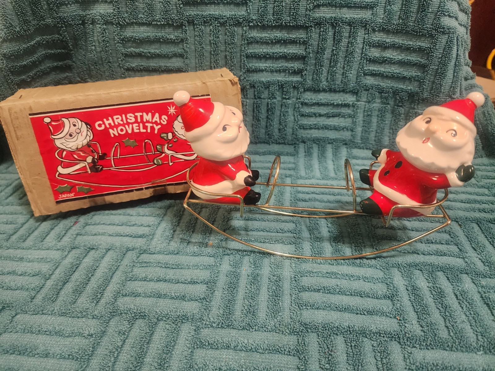 Vintage Japan Santa Seesaw MCM 