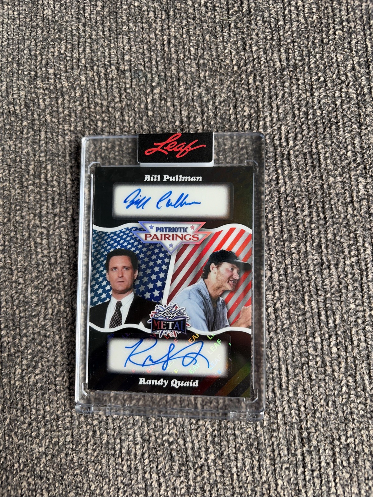 Bill Pullman & Randy Quaid Dual Auto