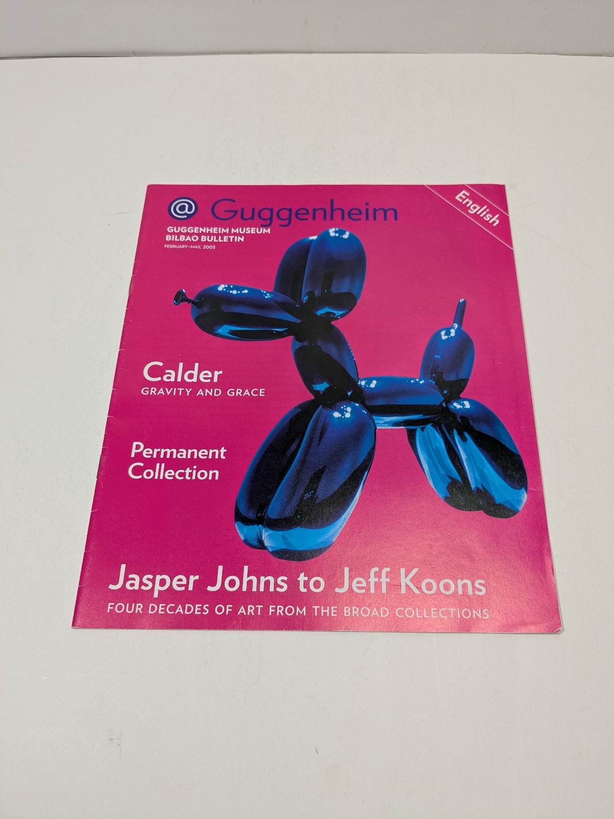 Guggenheim Museum Bilbao Bulletin Exhibition Catalog February-May 2003 English