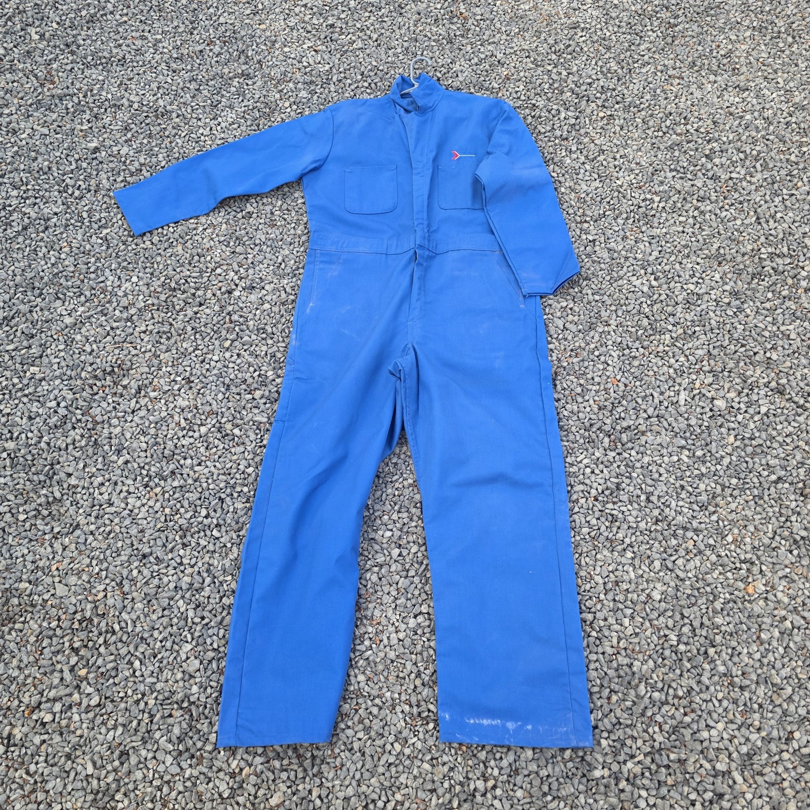 Authentic Vintage Amtrak Employee Railroad Blue Coveralls Uniform Logo 44 Reg