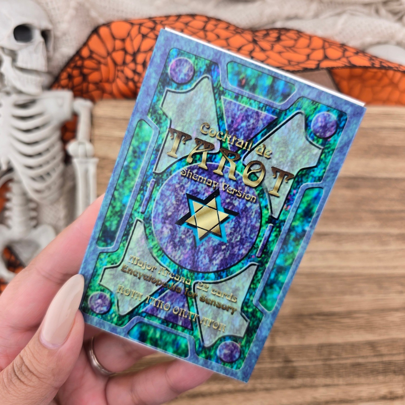 Cocktail De Tarot Cards 22 Card Complete Deck Shemay Version 1990 Vintage