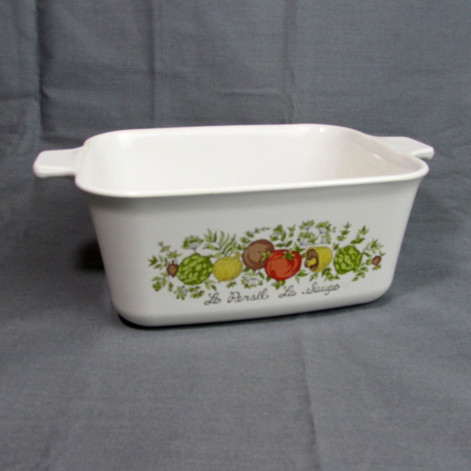Vtg Corning Ware Spice Of Life Casserole Dish P-4-B 7 x 5 1/2 Inch x 3