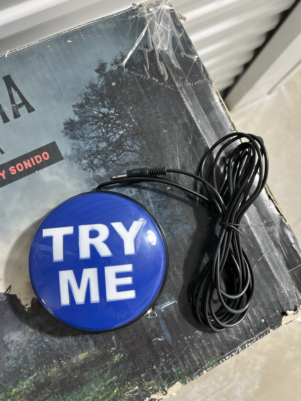 NEW Spirit Halloween Lowe’s Home Depot Animatronic LARGE Try Me Buttons 
