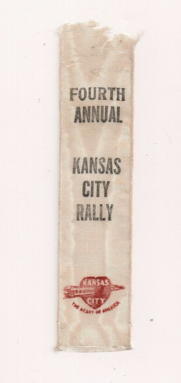 1923 Kansas City Council, Missouri Lone Scout Rally Ribbon ULTRA RARE ITEM